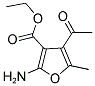 ETHYL 4-ACETYL-2-AMINO-5-METHYL-3-FUROATE 结构式