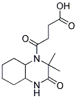 4-(2,2-DIMETHYL-3-OXO-OCTAHYDRO-QUINOXALIN-1-YL)-4-OXO-BUTYRIC ACID 结构式