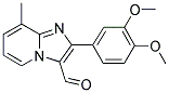 2-(3,4-二甲氧基苯基)-8-甲基咪唑并[1,2-A]吡啶-3-甲醛 结构式