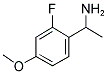 1-(2'-FLUORO-4'-METHOXYPHENYL)ETHYLAMINE 结构式