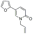 1-Allyl-5-(2-furyl)pyridin-2(1H)-one 结构式