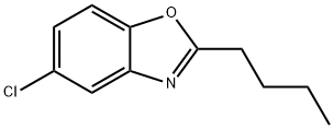 2-丁基-5-氯苯并[D]恶唑 结构式