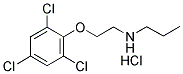 N-[2-(2,4,6-TRICHLOROPHENOXY)ETHYL]-1-PROPANAMINE HYDRACHLORIDE 结构式