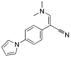 (E)-3-(DIMETHYLAMINO)-2-[4-(1H-PYRROL-1-YL)PHENYL]-2-PROPENENITRILE 结构式