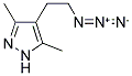 3,5-DIMETHYL-4'-(2-AZIDOETHYL)-1H-PYRAZOLE 结构式