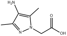 (4-AMINO-3,5-DIMETHYL-PYRAZOL-1-YL)-ACETIC ACID 结构式