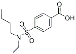 4-([BUTYL(ETHYL)AMINO]SULFONYL)BENZOIC ACID 结构式