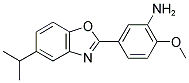 5-(5-ISOPROPYL-BENZOOXAZOL-2-YL)-2-METHOXY-PHENYLAMINE 结构式