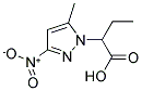 2-(5-METHYL-3-NITRO-PYRAZOL-1-YL)-BUTYRIC ACID 结构式