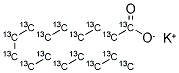 棕榈酸-13C16 钾盐 结构式