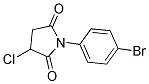 1-(4-Bromophenyl)-3-chloropyrrolidine-2,5-dione 结构式