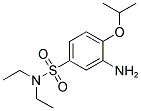 3-AMINO-N,N-DIETHYL-4-ISOPROPOXYBENZENESULFONAMIDE 结构式