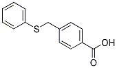 4-[(PHENYLTHIO)METHYL]BENZOIC ACID 结构式