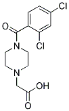 [4-(2,4-DICHLORO-BENZOYL)-PIPERAZIN-1-YL]-ACETIC ACID 结构式