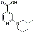 3-METHYL-3,4,5,6-TETRAHYDRO-2H-[1,2']BIPYRIDINYL-4'-CARBOXYLIC ACID 结构式