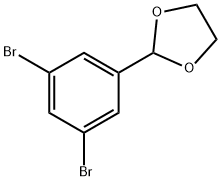 3,5-二溴苯甲醛缩乙二醇 结构式