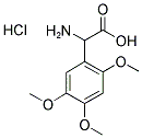 2-AMINO-2-(2,4,5-TRIMETHOXYPHENYL)ACETIC ACID HYDROCHLORIDE 结构式