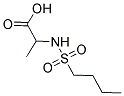 2-[(BUTYLSULFONYL)AMINO]PROPANOIC ACID 结构式