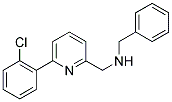 N-BENZYL(6-(2-CHLOROPHENYL)PYRIDIN-2-YL)METHANAMINE 结构式