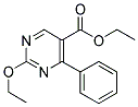 ETHYL-2-ETHOXY-4-PHENYL PYRIMIDINE-5-CARBOXYLATE 结构式