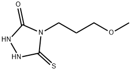 5-MERCAPTO-4-(3-METHOXYPROPYL)-4H-1,2,4-TRIAZOL-3-OL 结构式
