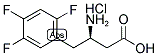 (R)-3-AMINO-4-(2,4,5-TRIFLUORO-PHENYL)-BUTYRIC ACID-HCL 结构式