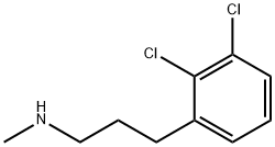 [3-(2,3-DICHLORO-PHENYL)-PROPYL]-METHYL-AMINE 结构式