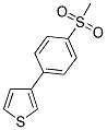 3-[4-(METHYLSULFONYL)PHENYL]THIOPHENE 结构式