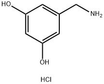 3,5-二羟基苄胺盐酸盐 结构式