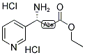 (R)-3-AMINO-3-PYRIDIN-3-YL-PROPIONIC ACID ETHYL ESTER DIHYDROCHLORIDE 结构式