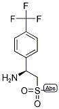 (S)-2-(METHYLSULFONYL)-1-(4-(TRIFLUOROMETHYL)PHENYL)ETHANAMINE 结构式