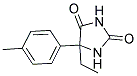 5-ETHYL-5-(4-METHYLPHENYL)IMIDAZOLIDINE-2,4-DIONE 结构式