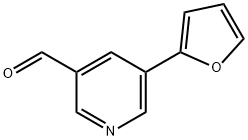 5-(呋喃-2-基)烟醛 结构式