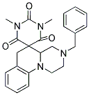 SPIRO[1,3-DIMETHYL-2,4,6(1H,3H,5H)-PYRIMIDINETRIONE-5,5'-(3'-BENZYL-2',3',4',4A',5',6'-HEXAHYDRO-1'H-PYRAZINO[1',2'-A']QUINOLINE)] 结构式