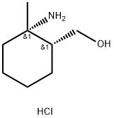 ((1S,2R)-2-氨基-2-甲基环己基)甲醇盐酸盐 结构式