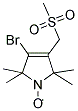 4-BROMO-2,2,5,5-TETRAMETHYL-3-(METHYLSULFONYLMETHYL)-2,5-DIHYDRO-1H-PYRROL-1-YLOXYL RADICAL 结构式