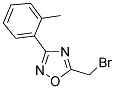 5-BROMOMETHYL-3-O-TOLYL-[1,2,4]OXADIAZOLE 结构式