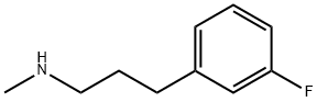 [3-(3-FLUORO-PHENYL)-PROPYL]-METHYL-AMINE 结构式