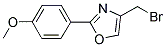 4-BROMOMETHYL-2-(4-METHOXY-PHENYL)-OXAZOLE 结构式