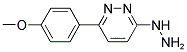 3-HYDRAZINO-6-(4-METHOXYPHENYL)PYRIDAZINE 结构式