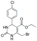 ETHYL 6-(BROMOMETHYL)-4-(4-CHLOROPHENYL)-2-OXO-1,2,3,4-TETRAHYDROPYRIMIDINE-5-CARBOXYLATE 结构式