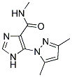 5-(3,5-DIMETHYL-1H-PYRAZOL-1-YL)-N-METHYL-1H-IMIDAZOLE-4-CARBOXAMIDE 结构式