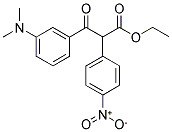 3-(3-DIMETHYLAMINO-PHENYL)-2-(4-NITRO-PHENYL)-3-OXO-PROPIONIC ACID ETHYL ESTER 结构式