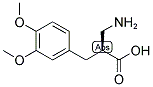 (S)-2-Aminomethyl-3-(3,4-dimethoxy-phenyl)-propionic acid 结构式