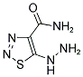 5-HYDRAZINO-1,2,3-THIADIAZOLE-4-CARBOXAMIDE 结构式