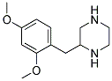 2-(2,4-DIMETHOXY-BENZYL)-PIPERAZINE 结构式