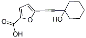 5-(1-HYDROXY-CYCLOHEXYLETHYNYL)-FURAN-2-CARBOXYLIC ACID 结构式