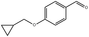 4-(环丙基甲氧基)苯甲醛 结构式