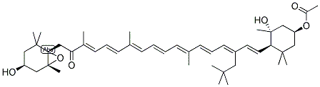 19'-BUT-FUCOXANTHIN 结构式