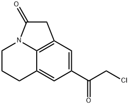 8-(2-氯乙酰)-5,6-二氢-4H-吡咯并[3,2,1-IJ]喹啉-2(1H)-酮 结构式